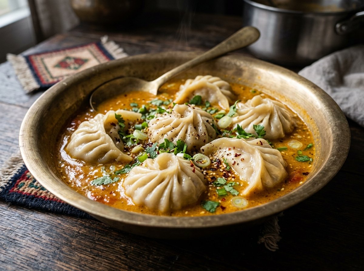 Authentic Veg Jhol Momo